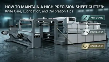 How to Maintain a High Precision Sheet Cutter: Knife Care, Lubrication, and Calibration Tips